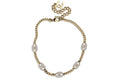 Chanel Interlocking Choker Necklace Gold/Silver/Crystal