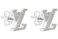 Louis Vuitton LV Iconic Earrings Silver/Rhinestone